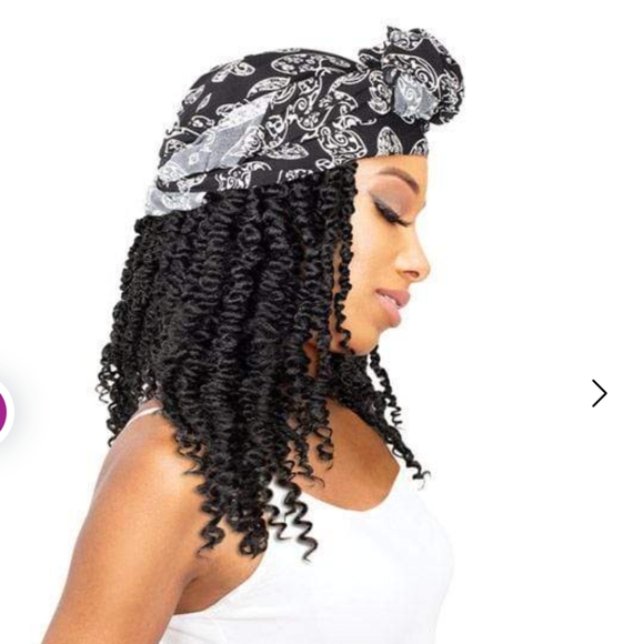 Scarf wig BK Natural - Picture 3 of 8